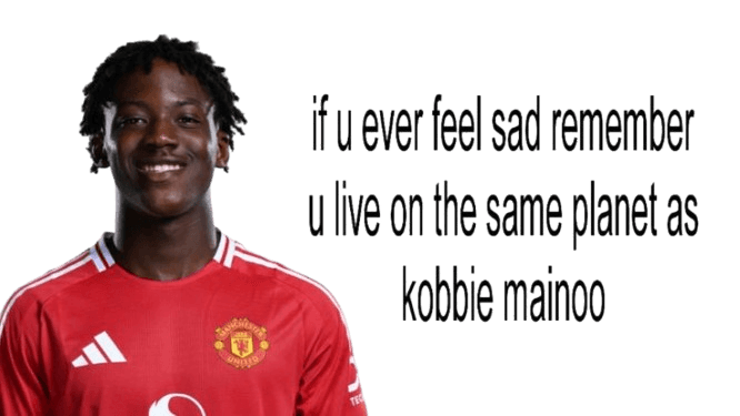 Manchester United player Mainoo